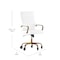 Flash Furniture White LeatherSoft Roller Wheel Executive Chair GO-2286H-WH-GLD-RLB-GG - alternate 5